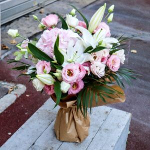 Bouquet de fleurs pastel
