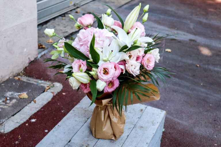 Bouquet de fleurs pastel