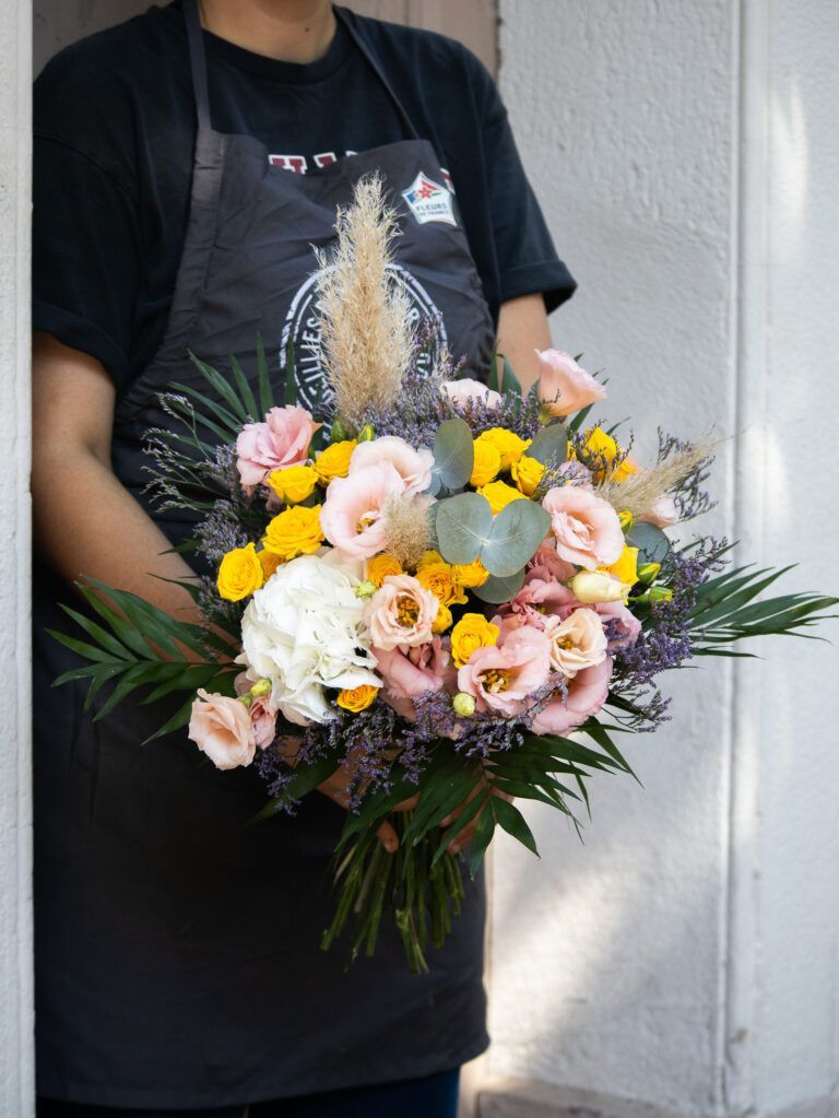 Bouquet de fleurs champêtre