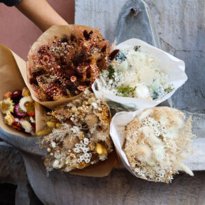 Bouquet de fleurs séchées