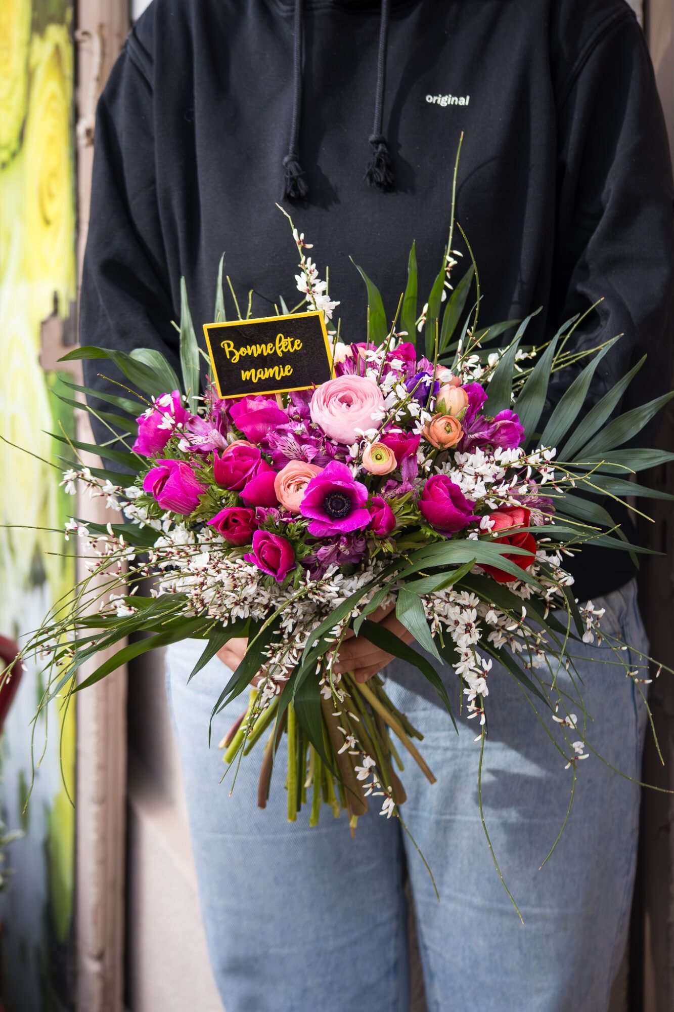 Bouquet de fleurs spécial Fête des Grands-Mères