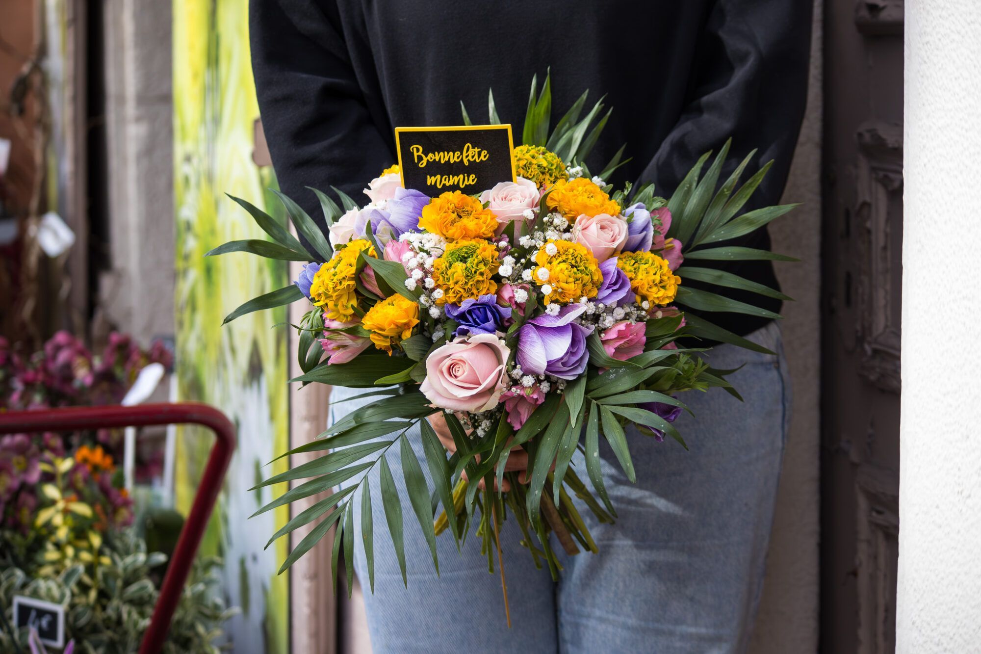 Bouquet de fleurs spécial Fête des Grands-Mères
