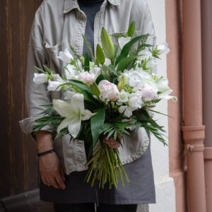 Bouquet de fleurs blanches