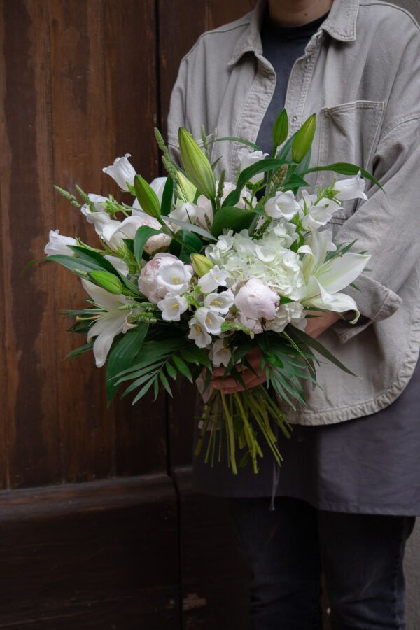 Bouquet de fleurs blanches